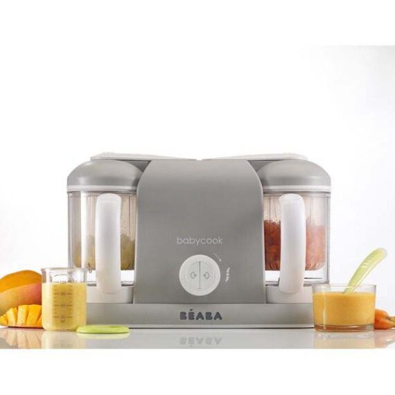 BEABA Parný varič+mixér BABYCOOK DUO, šedá