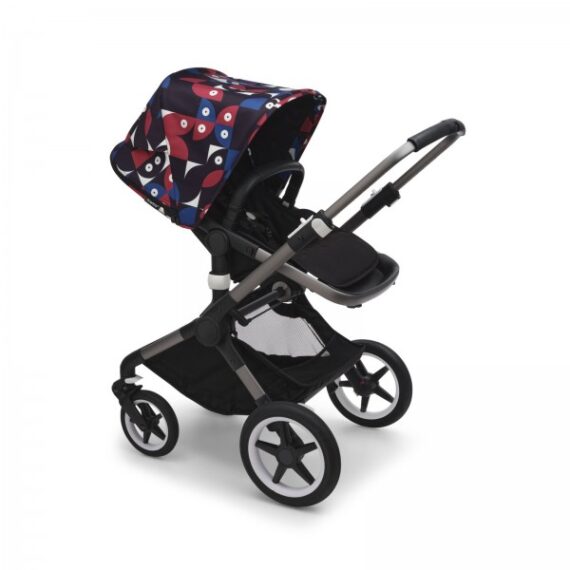 BUGABOO Fox 3 slnečná strieška Animal Explorer Red/Blue