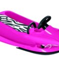HAMAX Snežný bob Snow Zebra – Pink/Grey