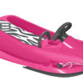 HAMAX Snežný bob Snow Zebra – Pink/Grey