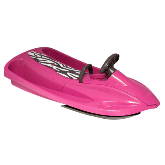 HAMAX Snežný bob Snow Zebra – Pink/Grey