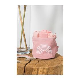 JOLLEIN Plienka 70×70 cm (4ks) Rainbow blush pink