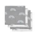 JOLLEIN Plienka 70×70 cm (4ks) Rainbow grey