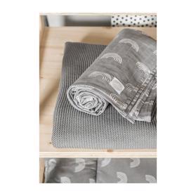 JOLLEIN Plienka 70×70 cm (4ks) Rainbow grey