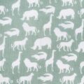 JOLLEIN Bavlnené plienky 4 ks (70x 70 cm) – Safari Forest green