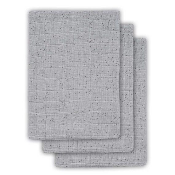JOLLEIN Žinky 3 ks (15 x 21 cm) – Mini dots Mist grey