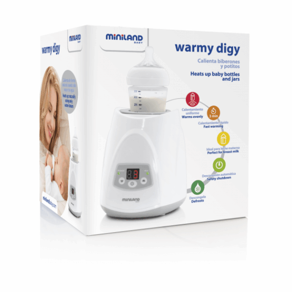 MINILAND Ohrievač dojčenských fliaš Warmy Digi