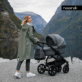 NOORDI Kočík kombinovaný Fjordi 2022 2v1 Dark Grey