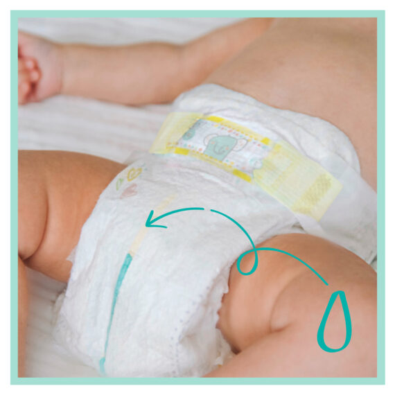 PAMPERS Balenie darčekové – Jednorázové plienky Premium Care 4 (9-14 kg), 104 ks + obrúsky ZDARMA