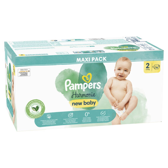 PAMPERS Plienky jednorázové Harmonie veľ. 2 (96 ks) 4-8 kg