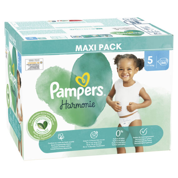 PAMPERS Plienky jednorázové Harmonie veľ. 5 (66 ks) 11-16 kg