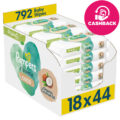 PAMPERS Obrúsky vlhčené Harmonie Coconut Plastic Free 18×44 ks