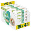 PAMPERS Obrúsky vlhčené Harmonie Coconut Plastic Free 18×44 ks