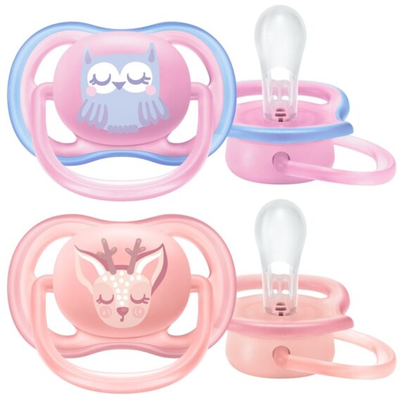 Philips AVENT Cumlík Ultra air pastel 0-6m dievča 2 ks