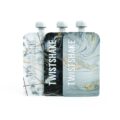 TWISTSHAKE Plniteľná kapsička 3×100 ml, mramorová šedá