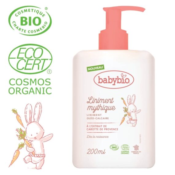 BABYBIO Prebaľovací BIO krém pre bábätká od narodenia 200 ml