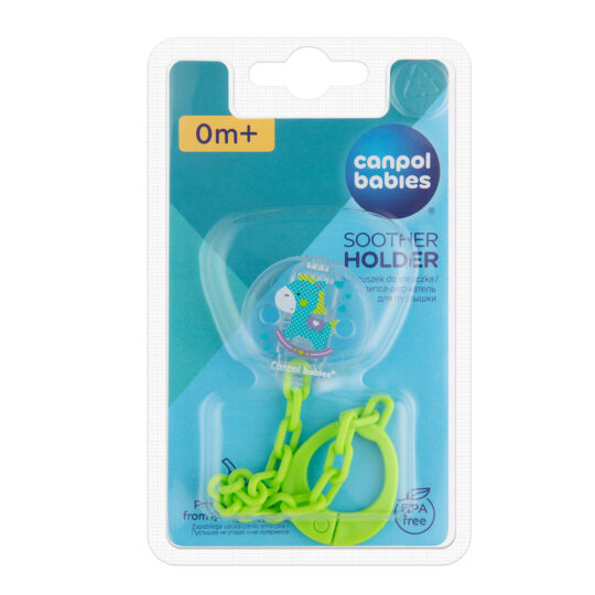 CANPOL BABIES Retiazka na cumlík Toys – zelená