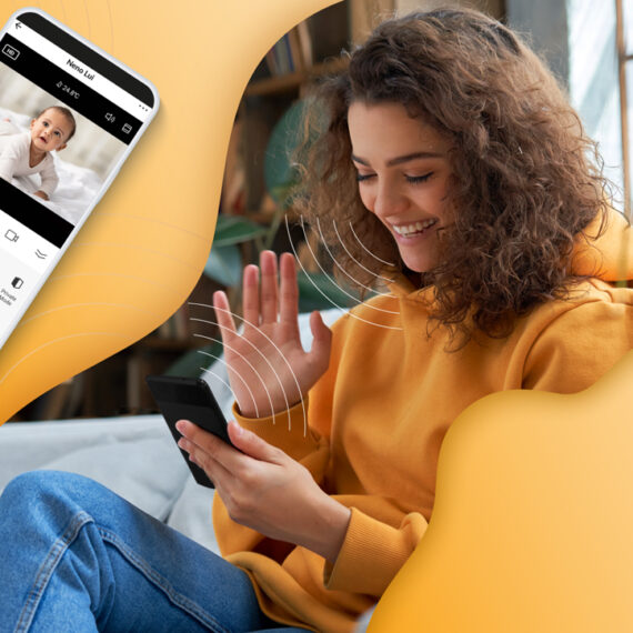 NENO Pestúnka detská smart wi-fi / Video monitor Lui