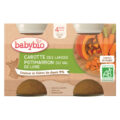 BABYBIO Príkrm mrkva tekvica (2x 130 g)