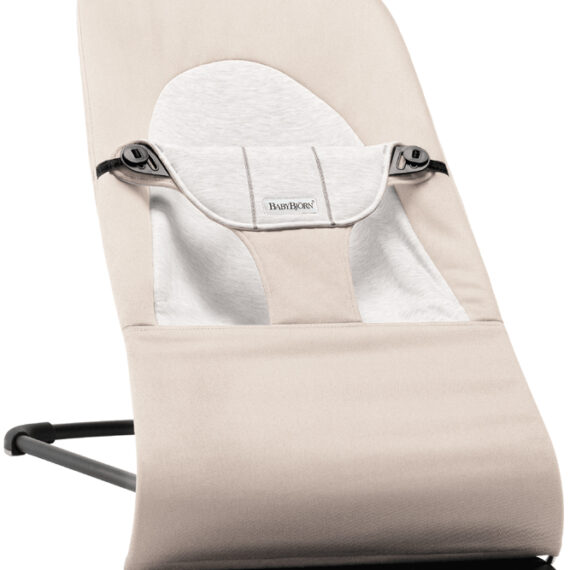 BABYBJÖRN Lehátko Balance Soft, Beige/Grey Jersey