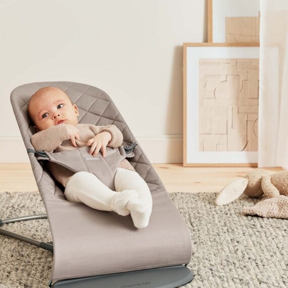 BABYBJÖRN Lehátko Bliss Cotton, Sand Grey