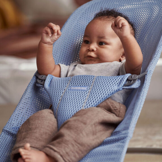 BABYBJÖRN Lehátko Bliss, Slate Blue, Mesh