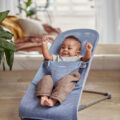 BABYBJÖRN Lehátko Bliss, Slate Blue, Mesh