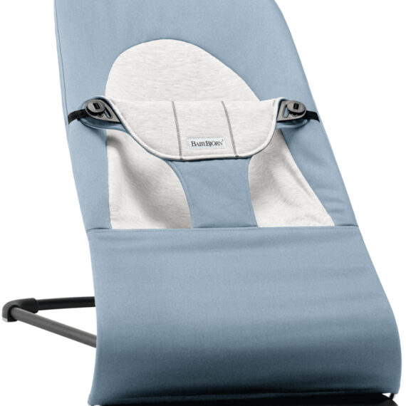 BABYBJÖRN Lehátko Soft, Blue/Grey, Cotton/Jersey