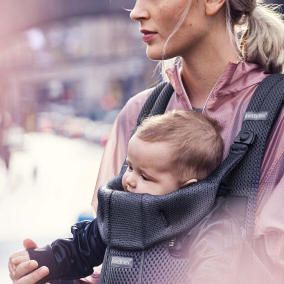 BABYBJÖRN Nosič ergonomický Move, Anthracite 3D Mesh