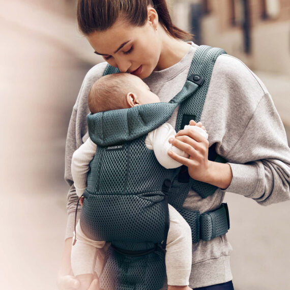 BABYBJÖRN Nosič ergonomický Move, Sage Green 3D Mesh
