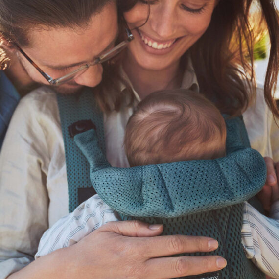 BABYBJÖRN Nosič ergonomický Move, Sage Green 3D Mesh