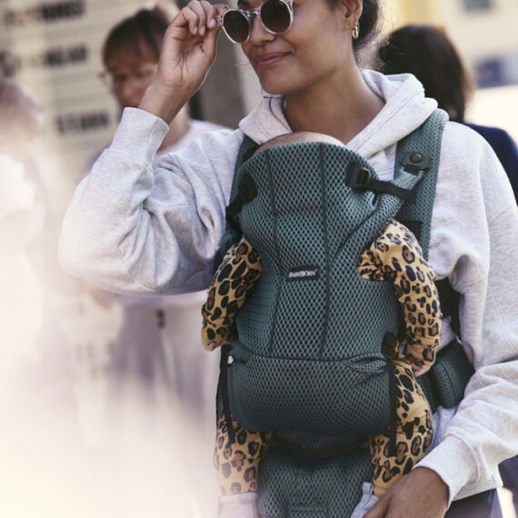 BABYBJÖRN Nosič ergonomický Move, Sage Green 3D Mesh