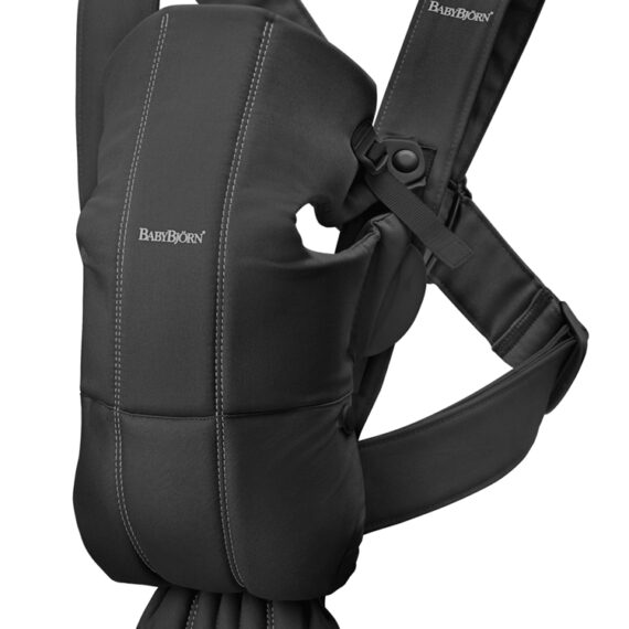 BABYBJÖRN Nosič Mini, Black Cotton