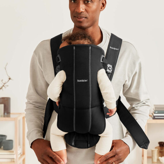 BABYBJÖRN Nosič Mini, Black Cotton