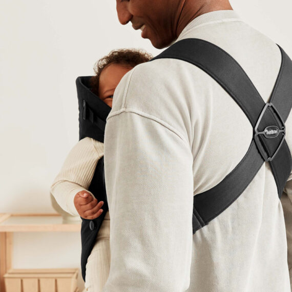 BABYBJÖRN Nosič Mini, Black Cotton
