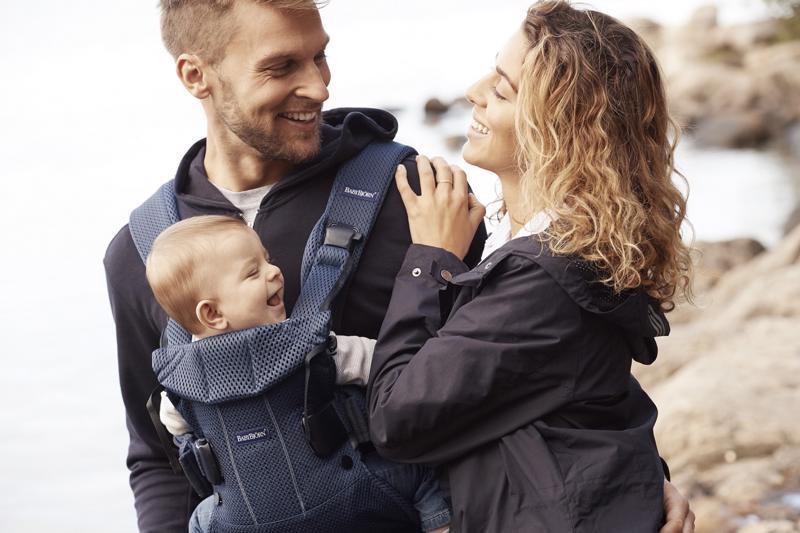 BABYBJÖRN Nosič One 2018, Navy blue 3D Mesh