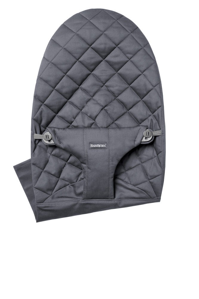 BABYBJÖRN Poťah na Lehátko Bliss Anthracite Cotton