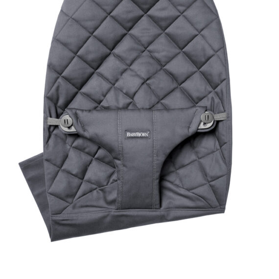BABYBJÖRN Poťah na Lehátko Bliss Anthracite Cotton