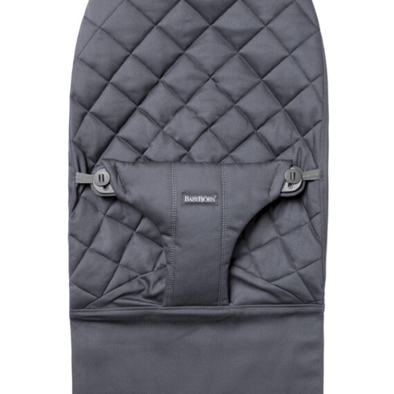BABYBJÖRN Poťah na Lehátko Bliss Anthracite Cotton