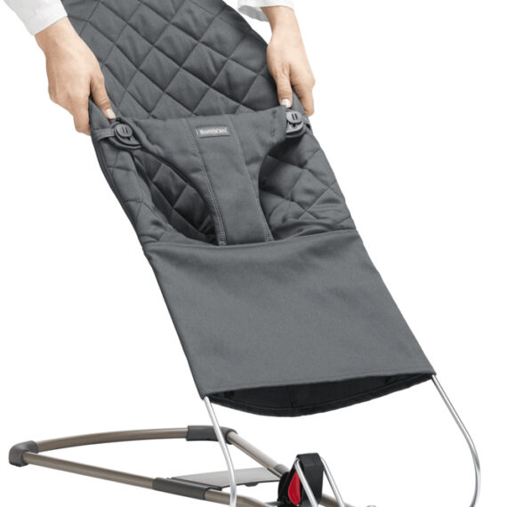 BABYBJÖRN Poťah na Lehátko Bliss Anthracite Cotton