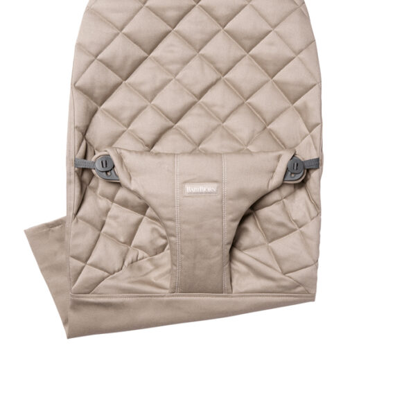 BABYBJÖRN Poťah na Lehátko Bliss Sand Grey Cotton