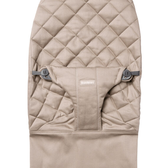 BABYBJÖRN Poťah na Lehátko Bliss Sand Grey Cotton