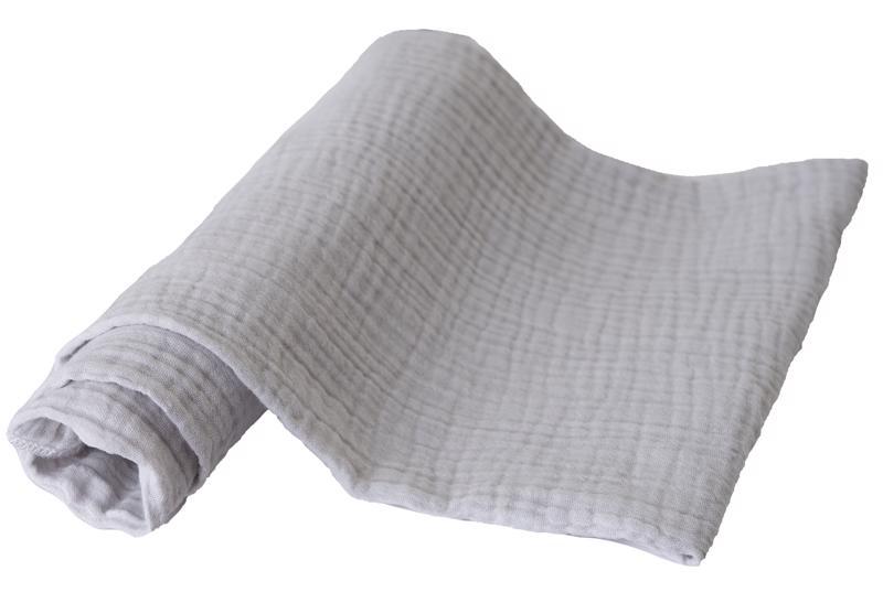 BABYMATEX Plienka bavlnená Muslin 3ks Svetlo Šedá 70×80 cm