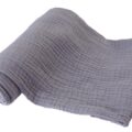 BABYMATEX Plienka bavlnená Muslin 3ks Šedá 70×80 cm