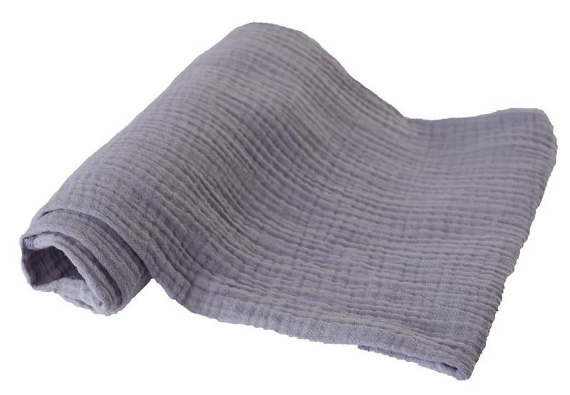 BABYMATEX Plienka bavlnená Muslin 3ks Šedá 70×80 cm
