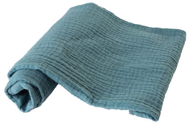 BABYMATEX Plienka bavlnená Muslin 3ks Tyrkysová 70×80 cm