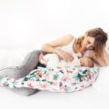 BABYMATEX Vankúš na dojčenie bavlnený Moon Kolibríky 260 cm