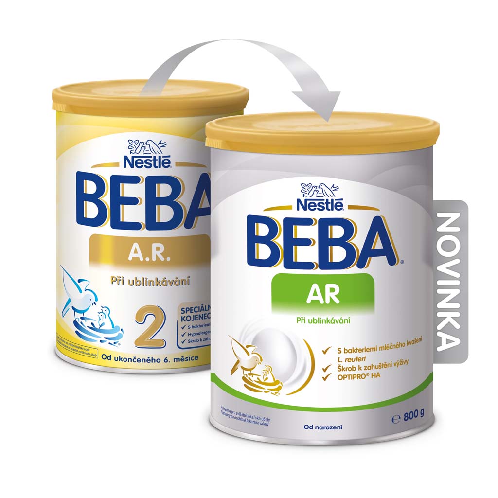 BEBA AR 800 g – dojčenské mlieko pri grckaní