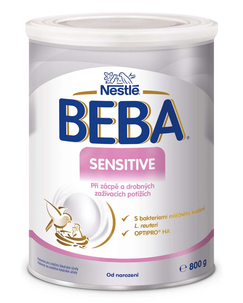 BEBA SENSITIVE 800 g – dojčenské mlieko pri zažívacích problémoch