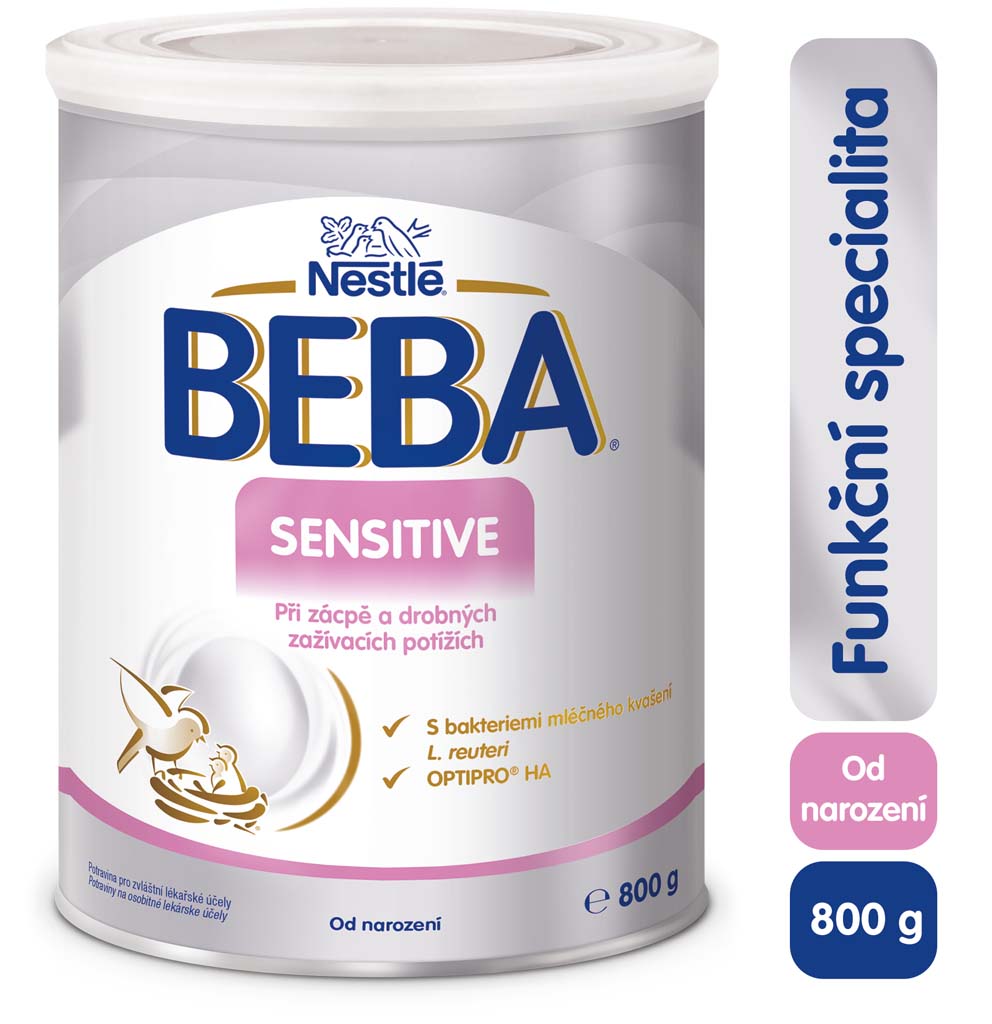 BEBA SENSITIVE 800 g – dojčenské mlieko pri zažívacích problémoch
